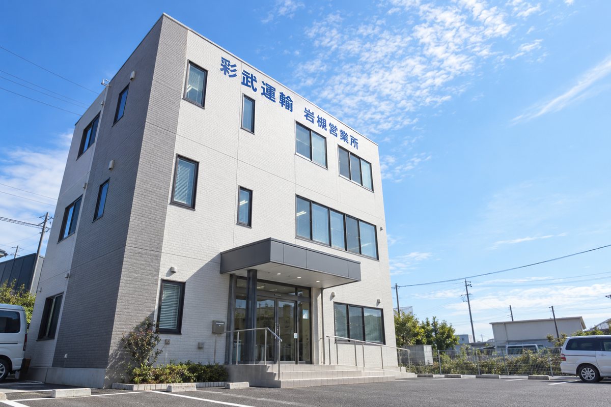 岩槻営業所の外観